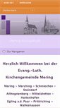 Mobile Screenshot of mering-evangelisch.de