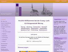 Tablet Screenshot of mering-evangelisch.de